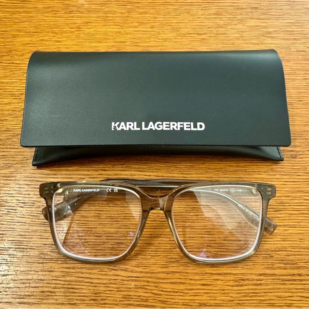 Karl Lagerfeld KL6157 Men’s Eyeglasses Frames 54-16-145 Light Brown